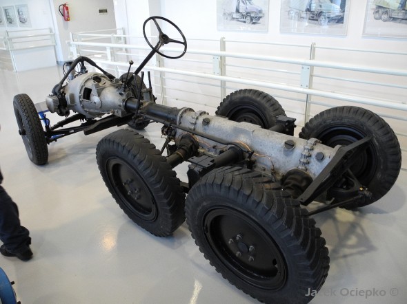 Muzeum Tatra w Kopřivnicy podwozie ciężarówki