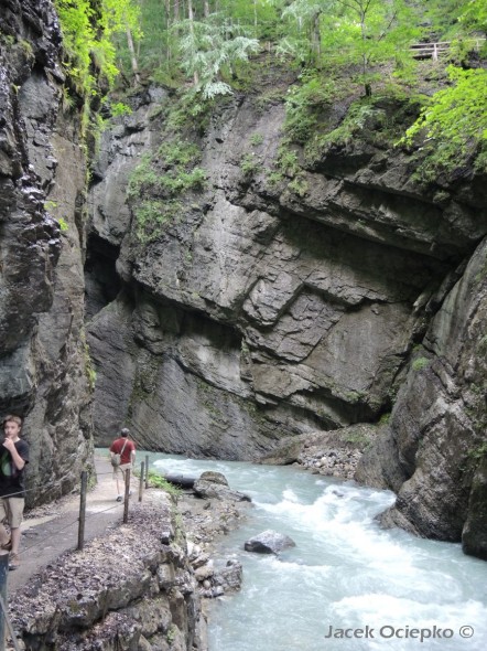 Wąwóz Partnachklamm szlak