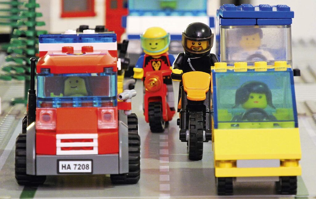 Jazda na trzeciego LEGO