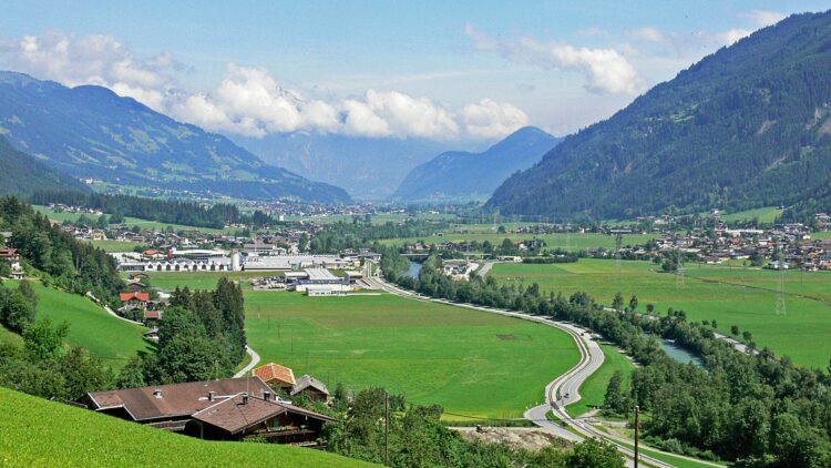Zillertal widok